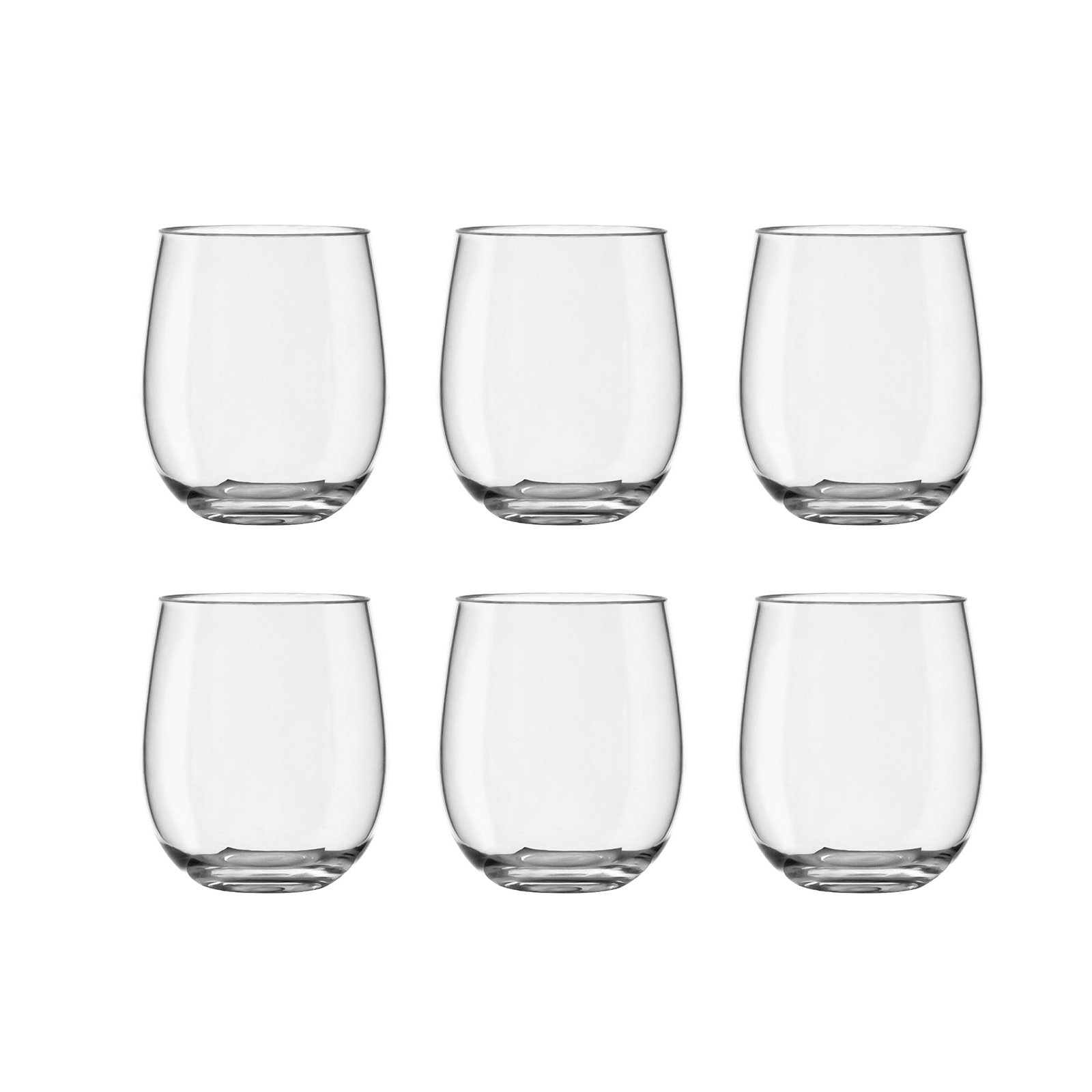 Laya Indoor/Outdoor Stemless White Wine Glass