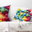 Texture abstraite aquarelle - coussin abstrait imprimé