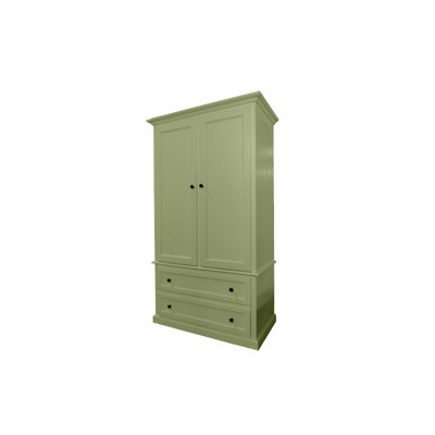 Modern Oak Solid Wood Wardrobe Armoire