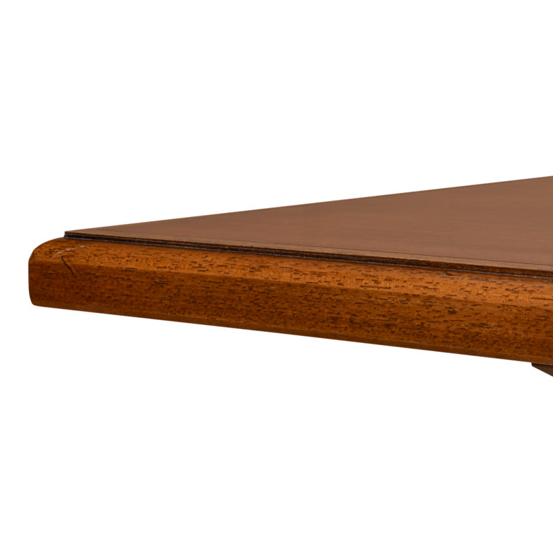 Lionisio Trestle Table, Noce Antica