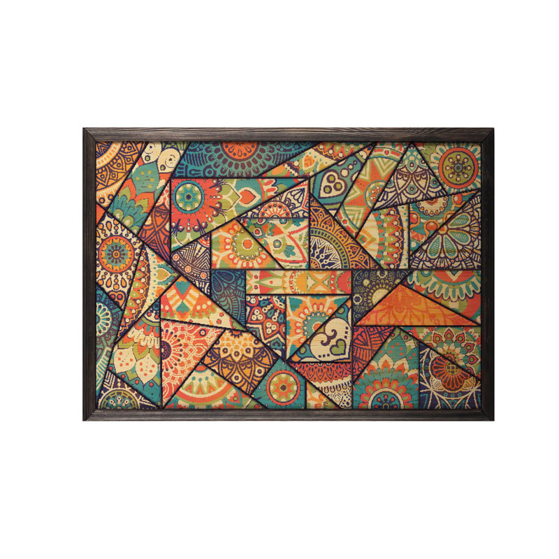 Perry Single Picture Frame Print on Wood, 50cm H x 70cm W x 2cm D