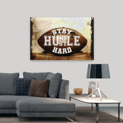 Stay Humble Hustle Hard Contemporary Art