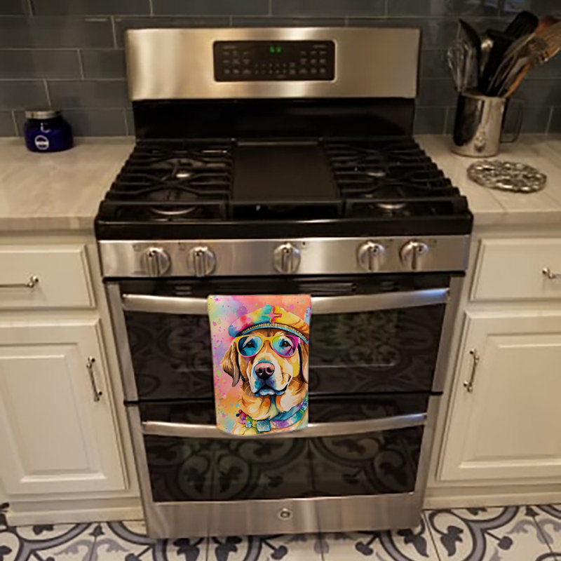 Labrador Hippie Dawg Kitchen Towel