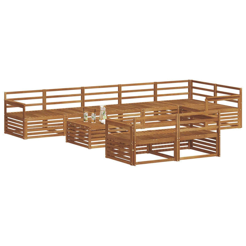 406cm Wide Patio Sectional Set