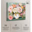 Vases de fleurs modernes en toile teinté de rose Horizon II par Art Remedy-107781447-107781453