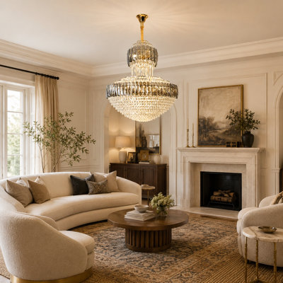 Lustre en cristal 26 niveaux 