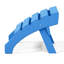 Chaise Adirondack en plastique avec table et repose-pieds Altura-87463648