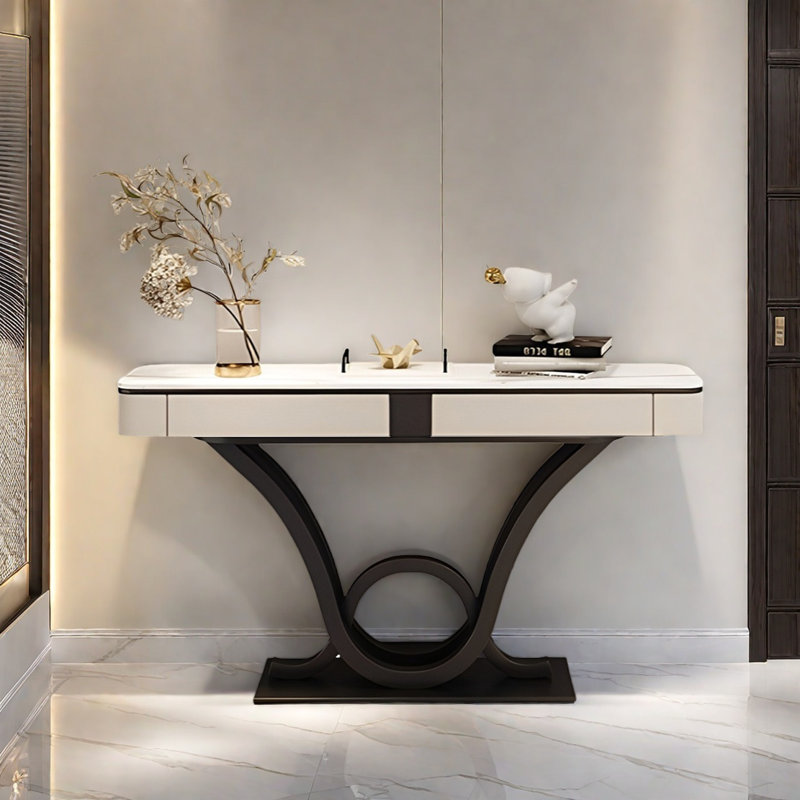 Console Modern Art, H 33,46 po x l 55,12 po x P 13,78 po