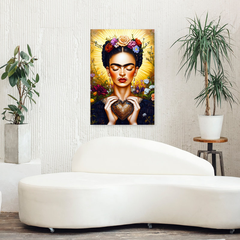 Art mural Frida, 36" H x 24" W