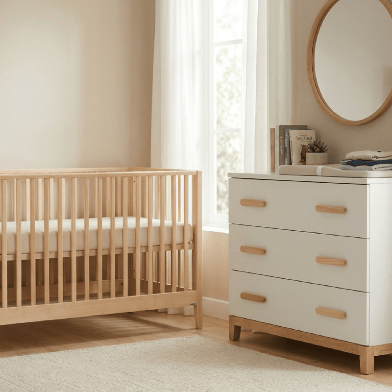 Lala Little 3-drawer dresser, White/Natural