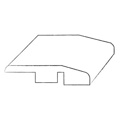 Plastic 0.22" thick x 1.5" wide x 94" length Overlap Reducer