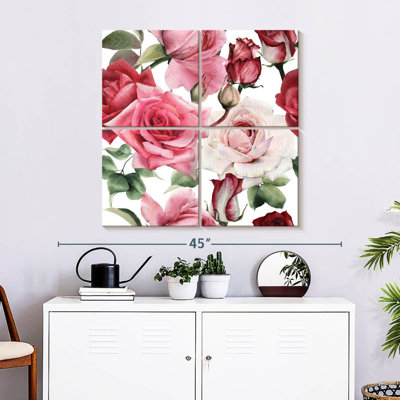 Harnek roses en fleurs