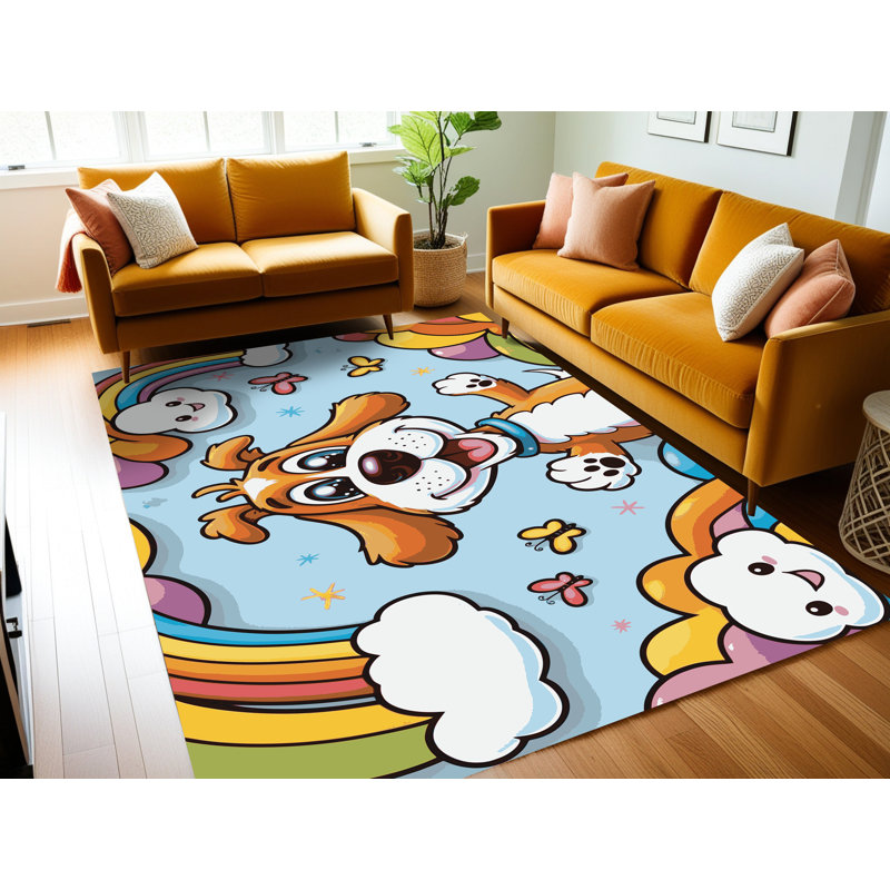 Tapis pour enfants East Urban Home, Tapis de couloir 2 pi x 4 pi