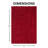 Feather Eudella Shaggy Solid Red-1310741024