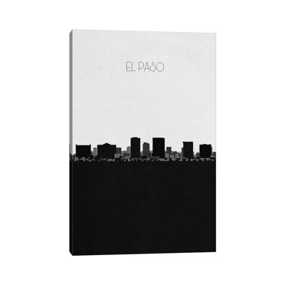 El Paso, Texas City Skyline by Ayse Deniz Akerman - Wrapped Canvas Graphic Art Print -  East Urban Home, F69FA32461FE46DFBD8BAEB3B7752679