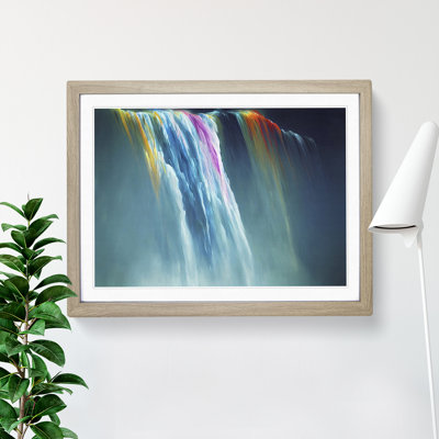 Dripping Waterfall Vol.3 - Single Picture Frame Painting