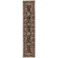 Manchuria Wool Oriental Area Rug in Black/Wine
