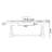 Modern and simple white rock plate desk with drawers
