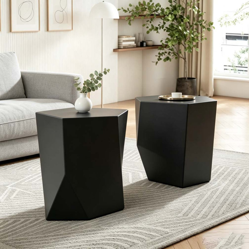 Ensemble de table basse, Noir