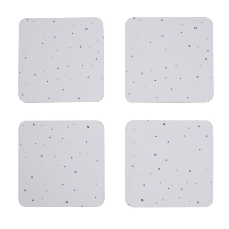 Cork Square 4 Piece Coaster Set