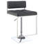 Tabouret de bar rotatif à hauteur ajustable avec structure en métal Kinnear-20424880