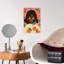 Peachy Dreams, une affiche murale contemporaine audacieuse et colorée représentant un paysage de fruits-826603033