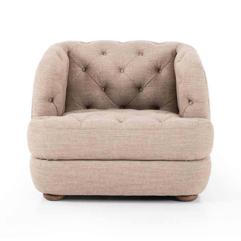 Paul Club Chair, Alcala Fawn Polyester Blend