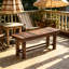Banc moderne, banc de jardin, banc de patio, banc de véranda, sièges partagés pour deux