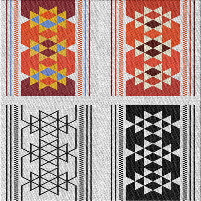 Principato Geometric Indoor Rug