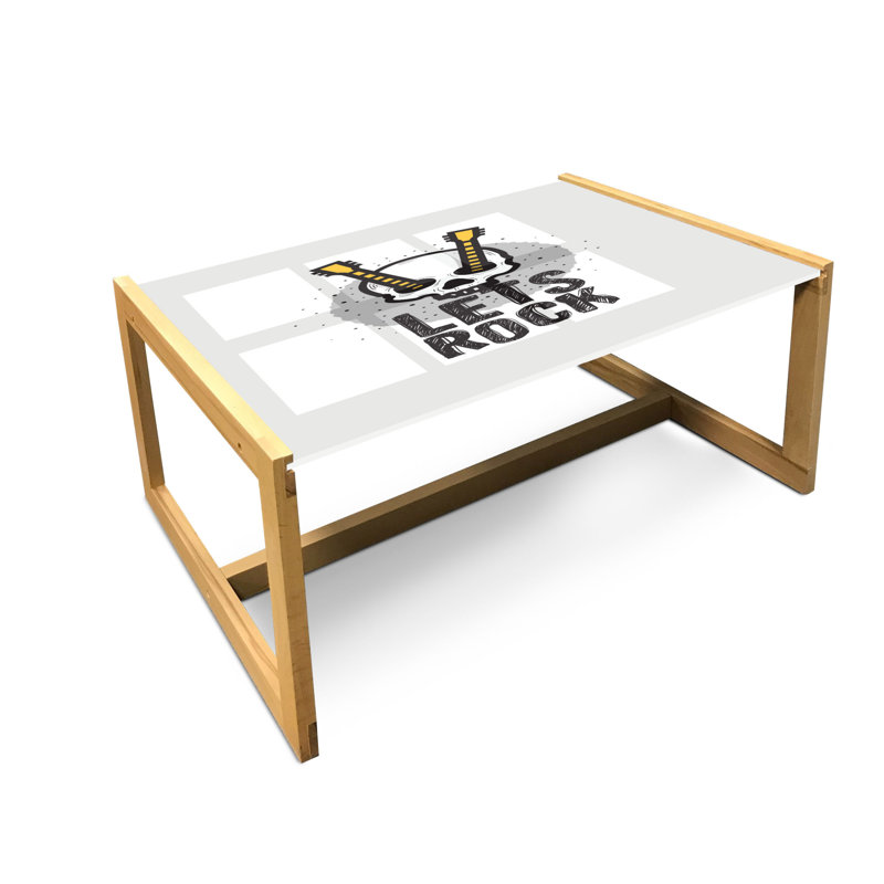 Jaecion Sled Coffee Table, 90cm H x 62cm W x 40cm D