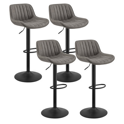 Adjustable Height Swivel Bar Stool