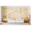 Lit simple en bois avec tiroirs-129408948