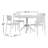 Farrah Lucy 5 Person Dining Set-103830375