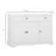 Buffet moderne avec 2 tiroirs, tablettes réglables, cuisine ou café, blanc | Idée de cadeau-147477628
