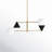 4 - Light Dimmable Modern Linear Chandelier-88144603-88144602