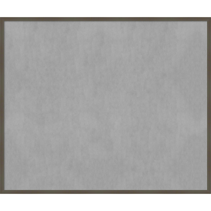 Tableau magnétique gris Svelte, H 41 po x l 49 po