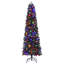 Arbre de Noël artificiel à charnière de 6 pi avec 571 pointes de branches et support en métal pour la décoration des fêtes à domicile