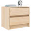 Natik Solid Wood Bedside Table-634935159