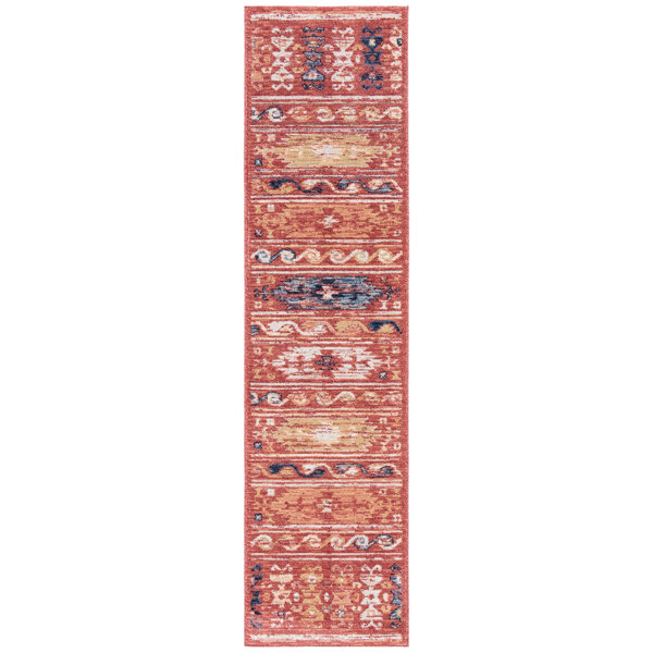 World Menagerie Sechovicz Southwestern Rust/Ivory Area Rug & Reviews ...