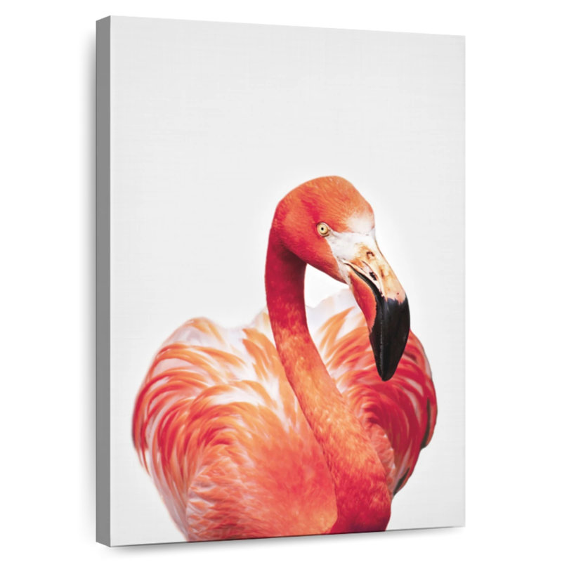 Brampt Blush Flamingo, 48" H x 32" W