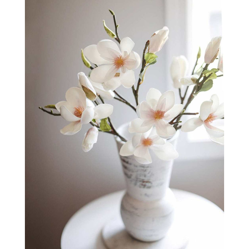 White Magnolia Tulip 20"