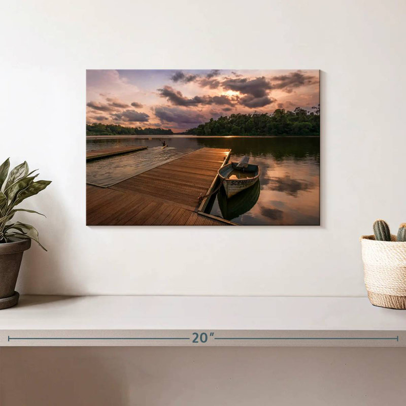 MacRitchie Reservoir Dock, 8" H x 12" W