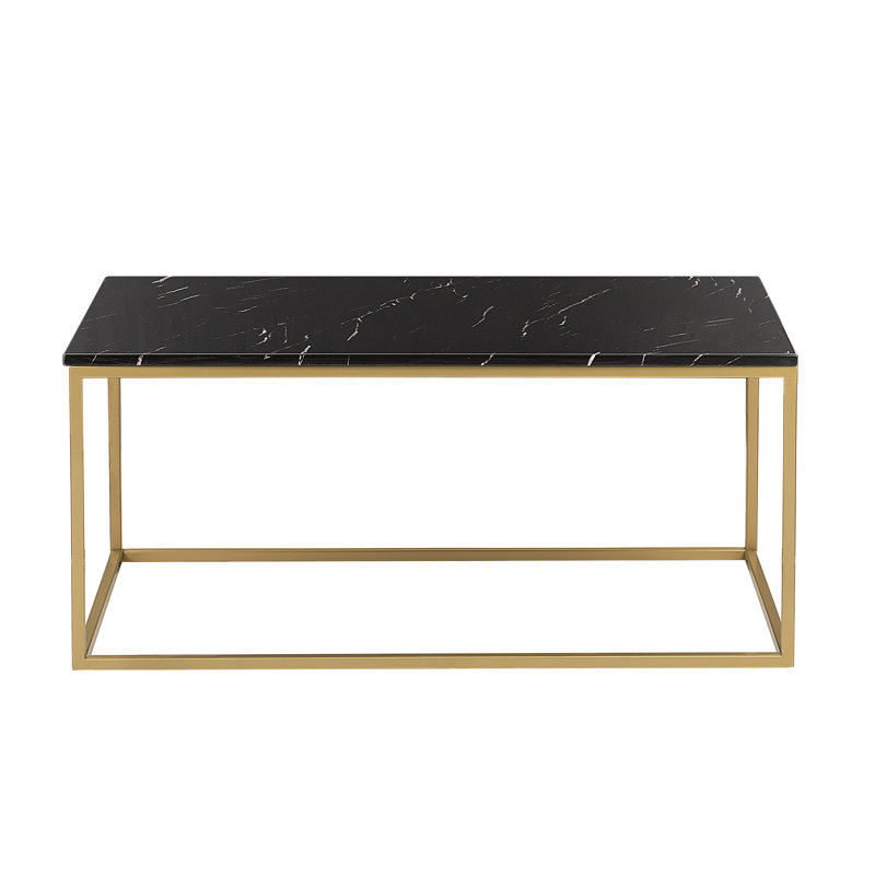 Genevieve Frame Coffee Table, Gold