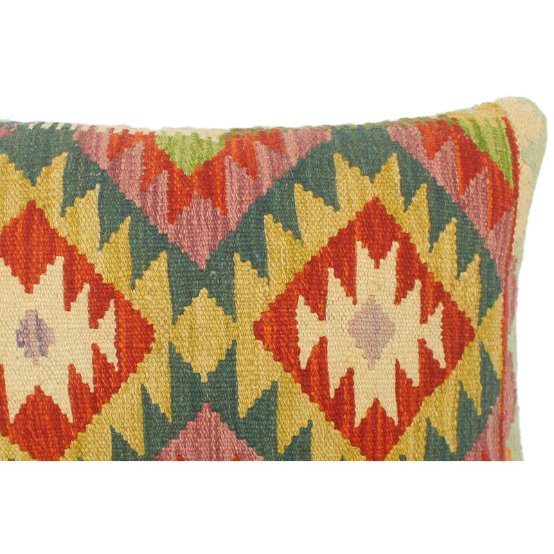 Fogarty Cotton Reversible Throw Pillow