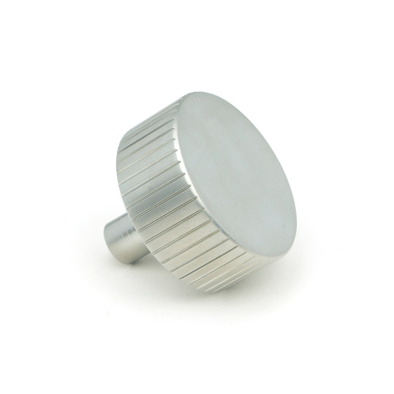 Round Knob, Satin Chrome, 4 cm
