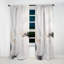 Rideau moderne - Rideau moderne - Velours obscurcissant blanc et doré - 1 panneau-107830870