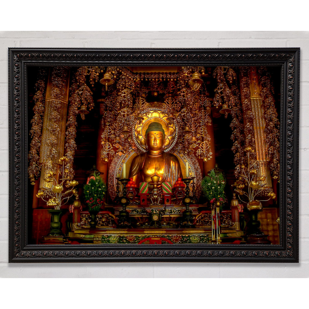 Silveren Buddha Chion Japan - Druck