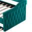 Canapé-lit simple en velours avec couchette et & - Type C, siège confortable pour dormir, lit stable dans de petits espaces, rembourré pour lit de jour gigogne, pour 2 personnes, conception moderne