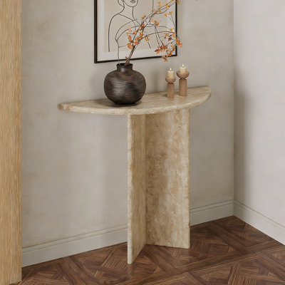 Console semi-circulaire