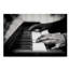 Dyara «Piano Player Hands», reproduction de photo sur toile tendue-30360026